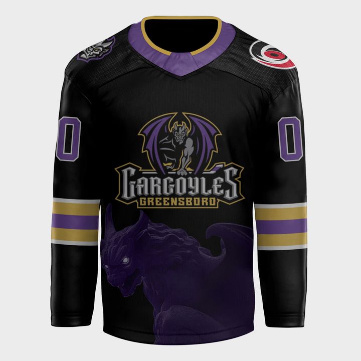 Greensboro Gargoyles 2025 New Edition Hockey Jersey Greensboro Gargoyles 2025 New Edition Hockey Jersey