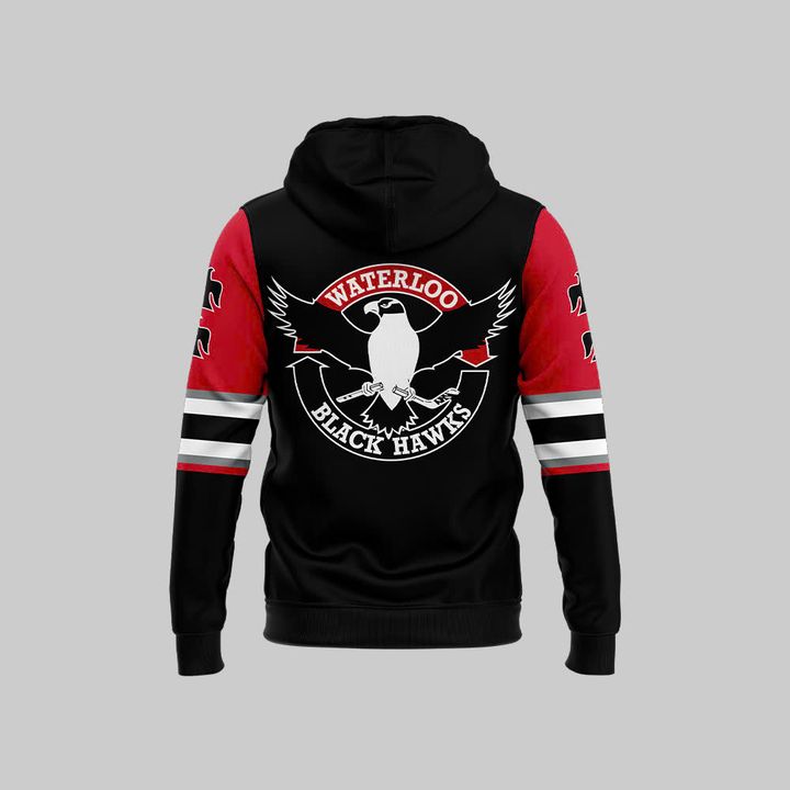 Waterloo Black Hawks Special New Hoodie Waterloo Black Hawks Special New Hoodie