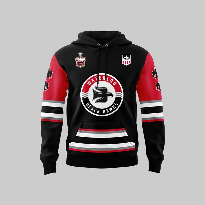 Waterloo Black Hawks Special New Hoodie Waterloo Black Hawks Special New Hoodie