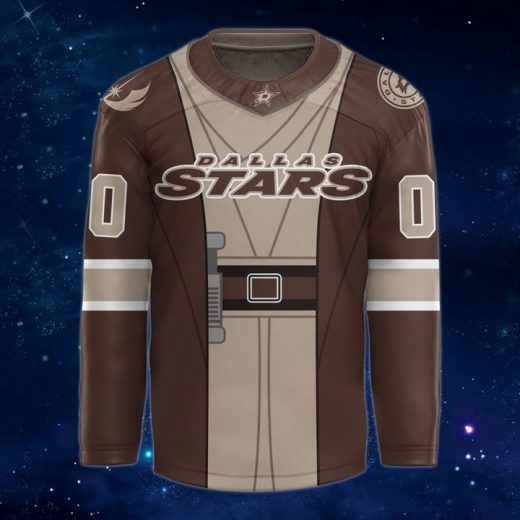 Dallas Stars x 2025 Star Wars Day Special Grey Custom Hockey Jersey