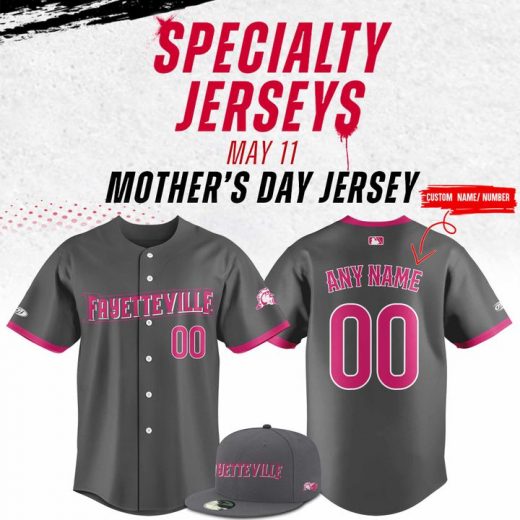 Fayetteville Woodpeckers 2025 Mother’s Day Baseball Jersey