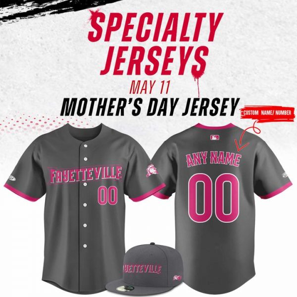 Fayetteville Woodpeckers 2025 Mother's Day Baseball Jersey