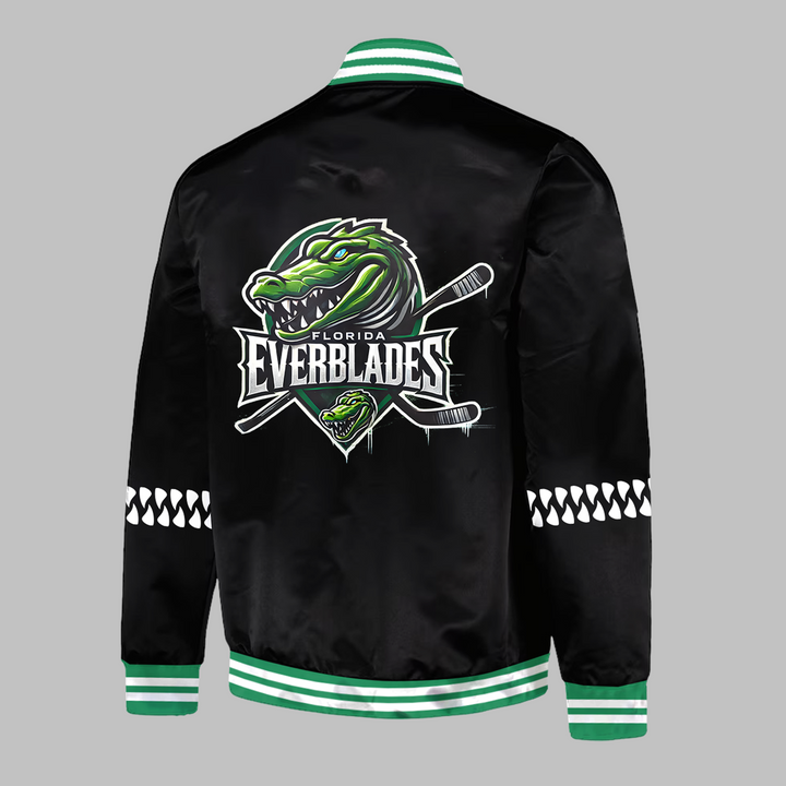 Florida Everblades Limited Editions 2025 Baseball Jacket Florida Everblades Limited Editions 2025 Baseball Jacket