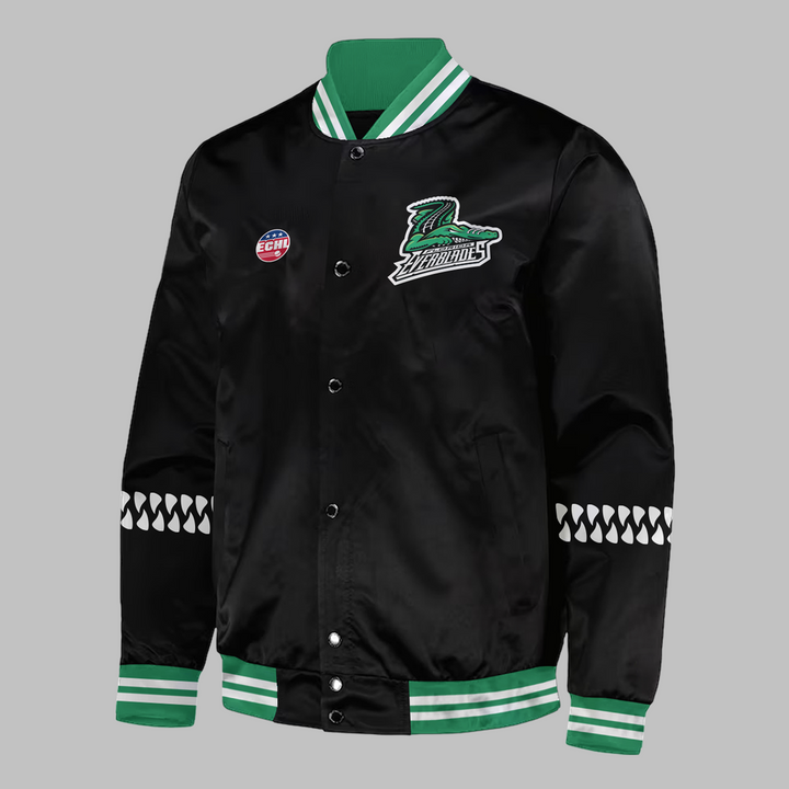 Florida Everblades Limited Editions 2025 Baseball Jacket Florida Everblades Limited Editions 2025 Baseball Jacket