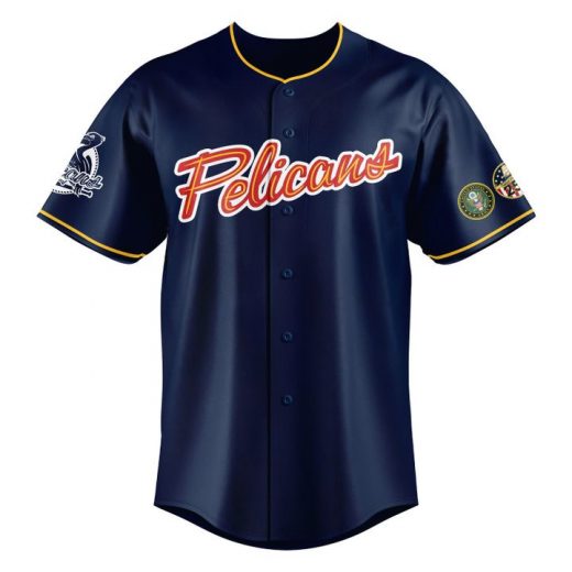 Myrtle Beach Pelicans 2025 Military Appreciation Night Baseball Jersey