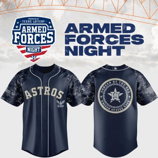 Houston Astros Armed Forces Night 2025 Special Baseball Jersey