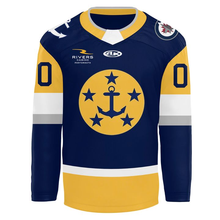 Norfolk Admirals 2025 ECHL Kelly Cup Playoffs Hockey Jersey Norfolk Admirals 2025 ECHL Kelly Cup Playoffs Hockey Jersey