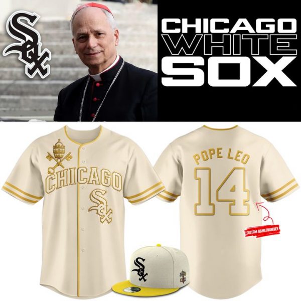 Chicago White Sox Pope Leo XIV Limited Baseball Jersey
