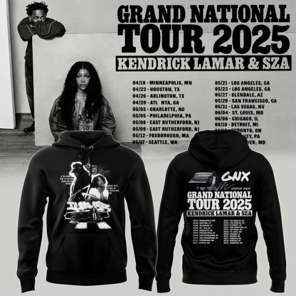 Kendrick Lamar x SZA Grand National Tour 2025 Special Hoodie