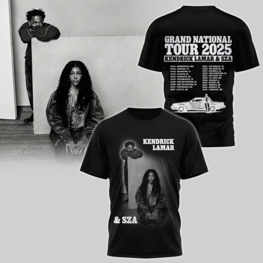 Kendrick Lamar x SZA Grand National Tour 2025 Special Tee
