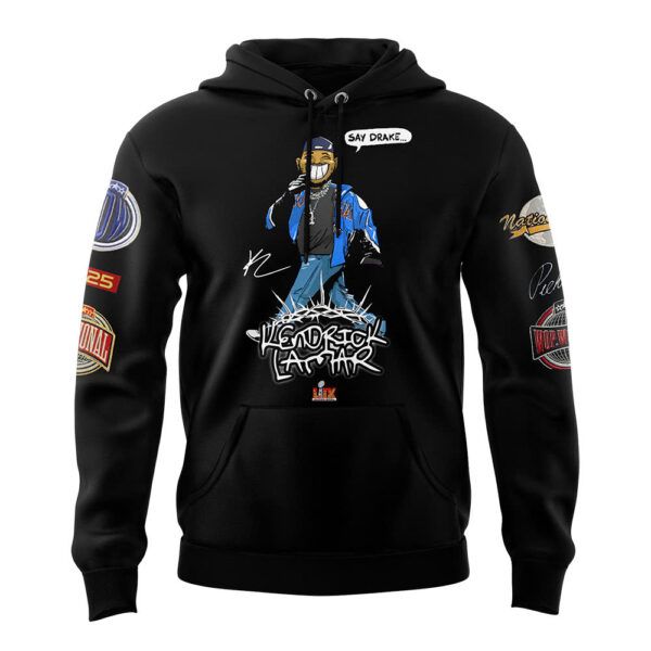 Kendrick Lamar Special "Say Drake" Black Hoodie Kendrick Lamar Special "Say Drake" Black Hoodie