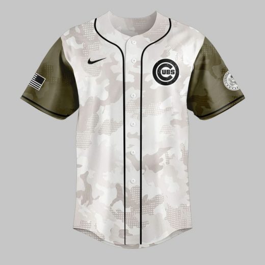 Chicago Cubs 2025 Armed Forces Day Special Edition Jersey