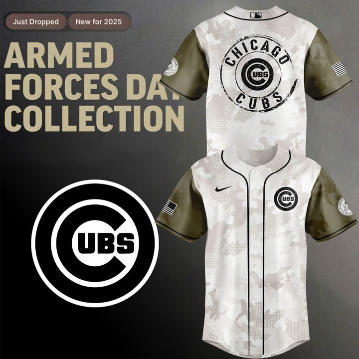Chicago Cubs 2025 Armed Forces Day Special Edition Jersey Chicago Cubs 2025 Armed Forces Day Special Edition Jersey