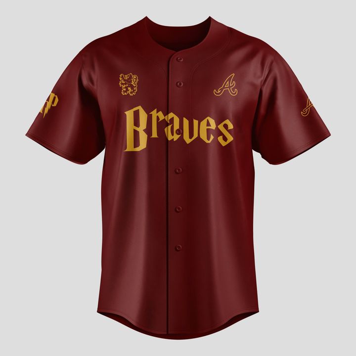 Atlanta Braves x Harry Potter Night Baseball Jersey Atlanta Braves x Harry Potter Night Baseball Jersey
