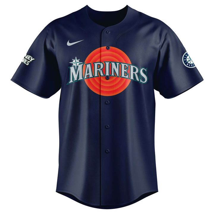 Seattle Mariners Looney Tunes Night Baseball Jersey Seattle Mariners Looney Tunes Night Baseball Jersey