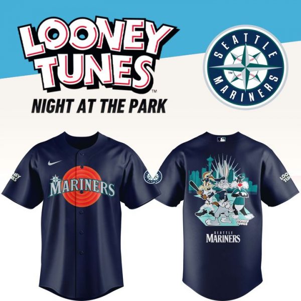 Seattle Mariners Looney Tunes Night Baseball Jersey
