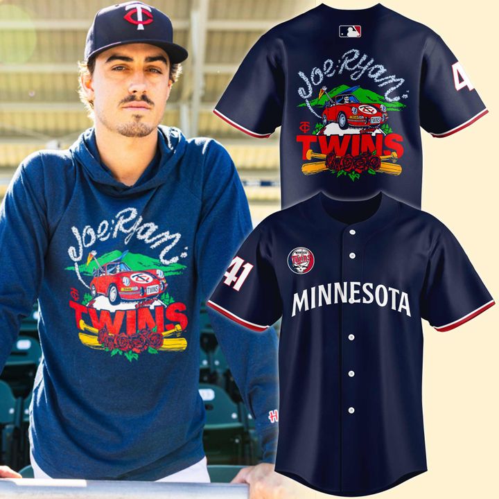 Minnesota Twins Joe Ryan x Homage x Grateful Dead Baseball Jersey Minnesota Twins Joe Ryan x Homage x Grateful Dead Baseball Jersey