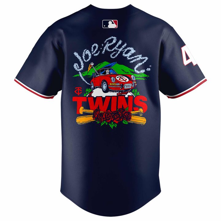 Minnesota Twins Joe Ryan x Homage x Grateful Dead Baseball Jersey Minnesota Twins Joe Ryan x Homage x Grateful Dead Baseball Jersey