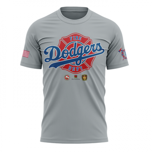 Los Angeles Dodgers x Snoopy Just A Firefighter Tee
