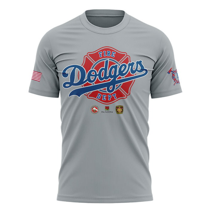 Los Angeles Dodgers x Snoopy Just A Firefighter Tee Los Angeles Dodgers x Snoopy Just A Firefighter Tee