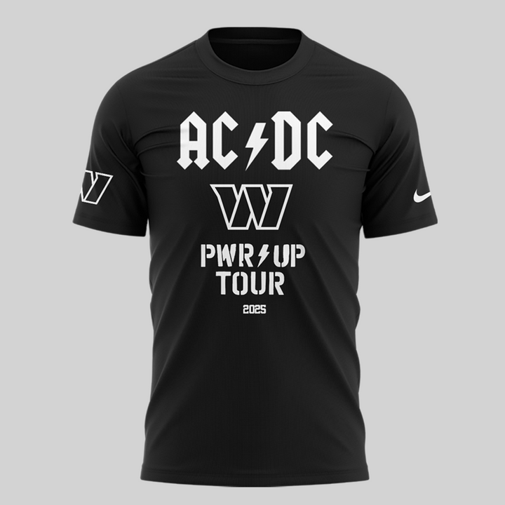 Washington Commanders x Power Up Tour 2025 Tee Washington Commanders x Power Up Tour 2025 Tee