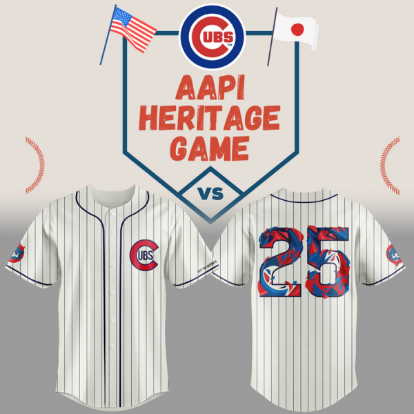 Chicago Cubs American And Pacific Islander (AAPI) Heritage Month Celebration Jersey