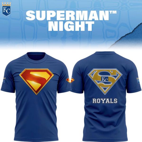 Kansas City Royals X Superman Night 2025 T-shirt