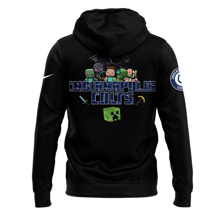 Indianapolis Colts Minecraft Game 2025 Limited Edition Hoodie Indianapolis Colts Minecraft Game 2025 Limited Edition Hoodie