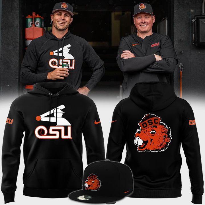 Oregon State Beavers Special OSU Baseball Old Logo Hoodie Oregon State Beavers Special OSU Baseball Old Logo Hoodie