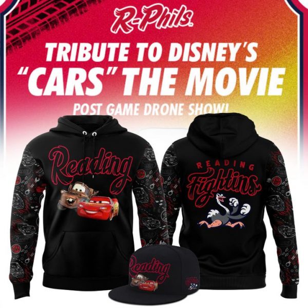 Reading Fightin Phils "Cars" The Movie Special Hoodie