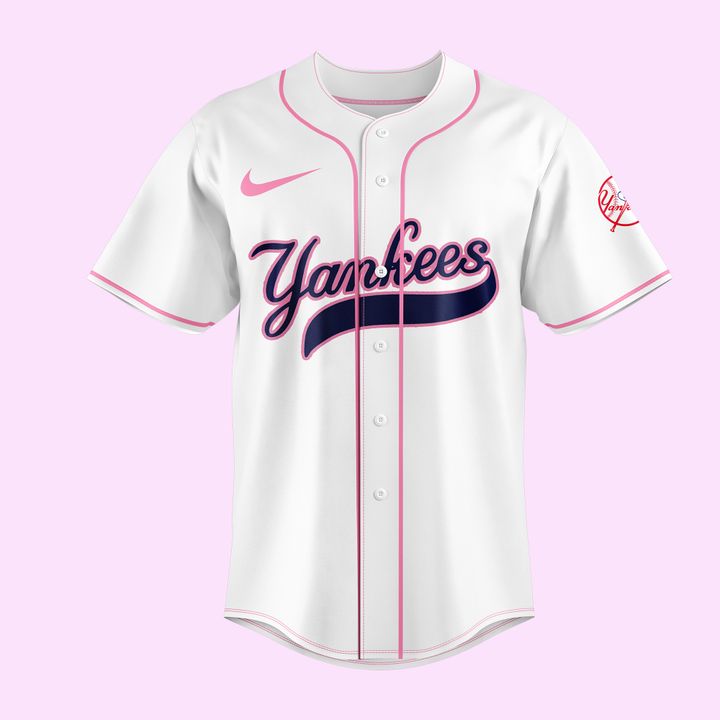 New York Yankees x Blackpink 2025 World Tour Special White Baseball Jersey New York Yankees x Blackpink 2025 World Tour Special White Baseball Jersey