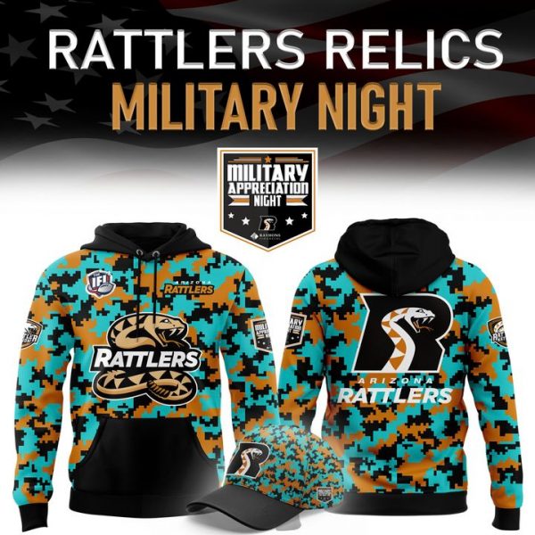 Arizona Rattlers 2025 Military Night Hoodie