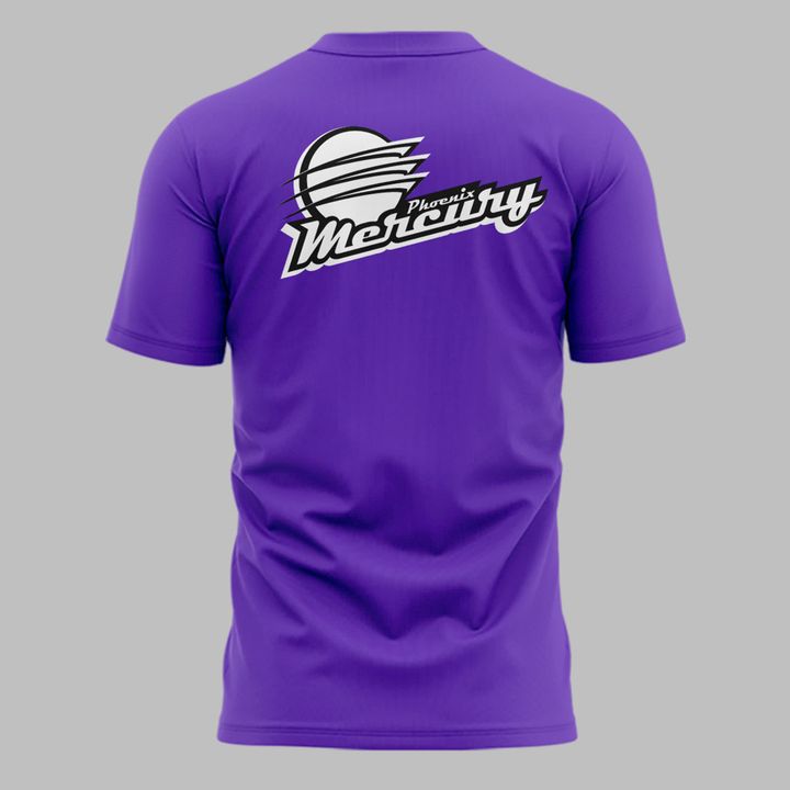 Phoenix Mercury "This is Mercury Basketball" Special Purple Tee Phoenix Mercury "This is Mercury Basketball" Special Purple Tee
