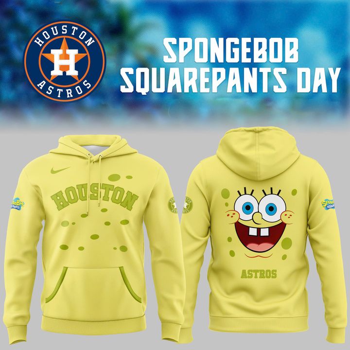 Houston Astros SpongeBob SquarePants Day Special Hoodie Houston Astros SpongeBob SquarePants Day Special Hoodie