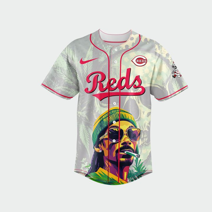 Cincinnati Reds x Snoop Dogg Post-Game Concert Personalized Baseball Jersey Cincinnati Reds x Snoop Dogg Post-Game Concert Personalized Baseball Jersey