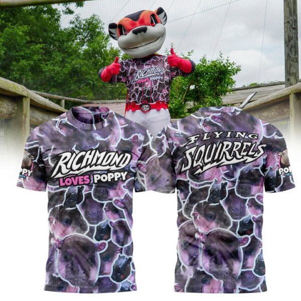 Richmond Flying Squirrels x Poppy Limited Edition Shirt