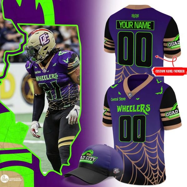 Quad City Steamwheelers Halloween Limited Edition Football Jersey 2025