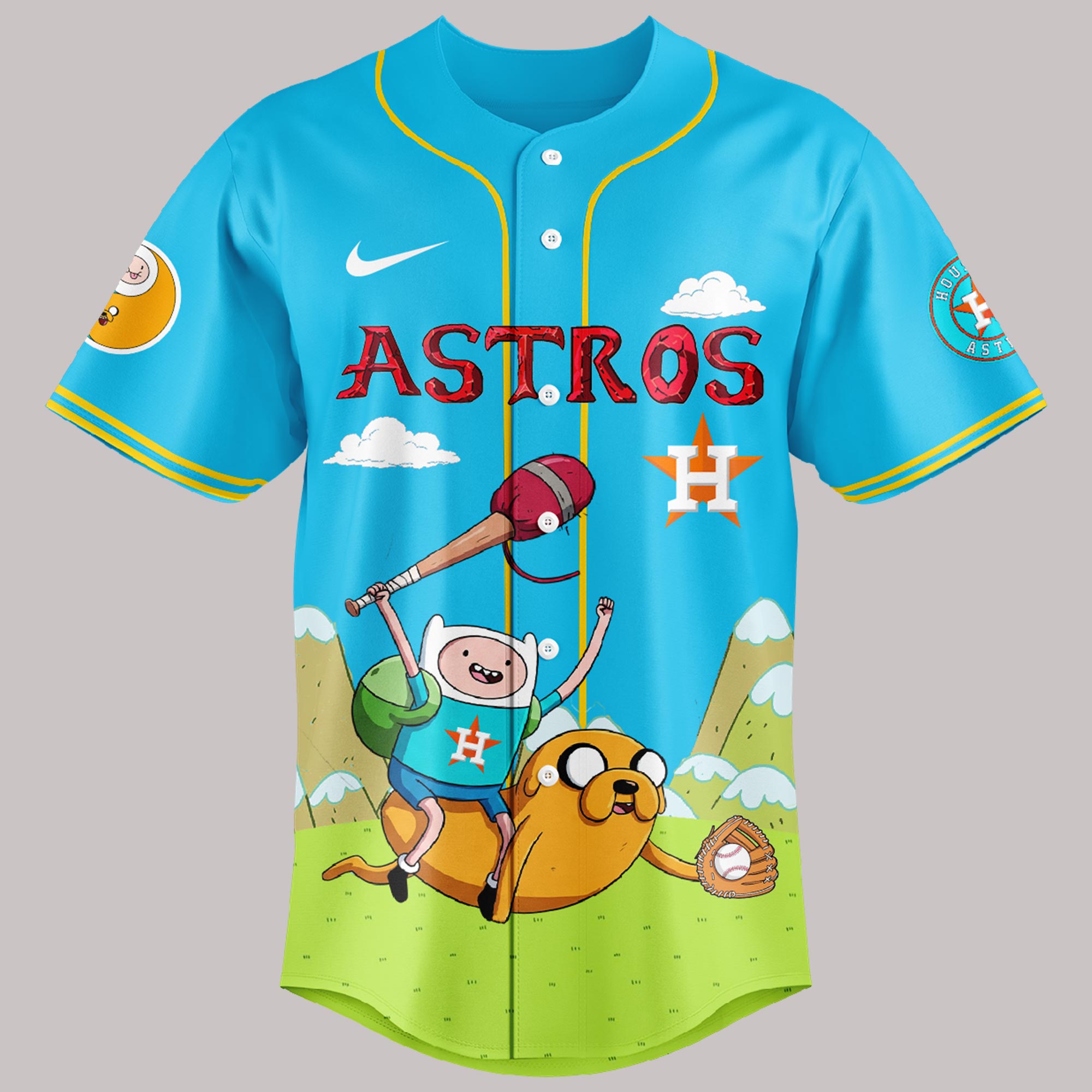 Houston Astros MLB x Adventure Time 2025 Jersey Houston Astros MLB x Adventure Time 2025 Jersey