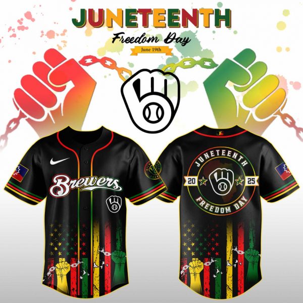 Milwaukee Brewers x Juneteenth Day 2025 Jersey