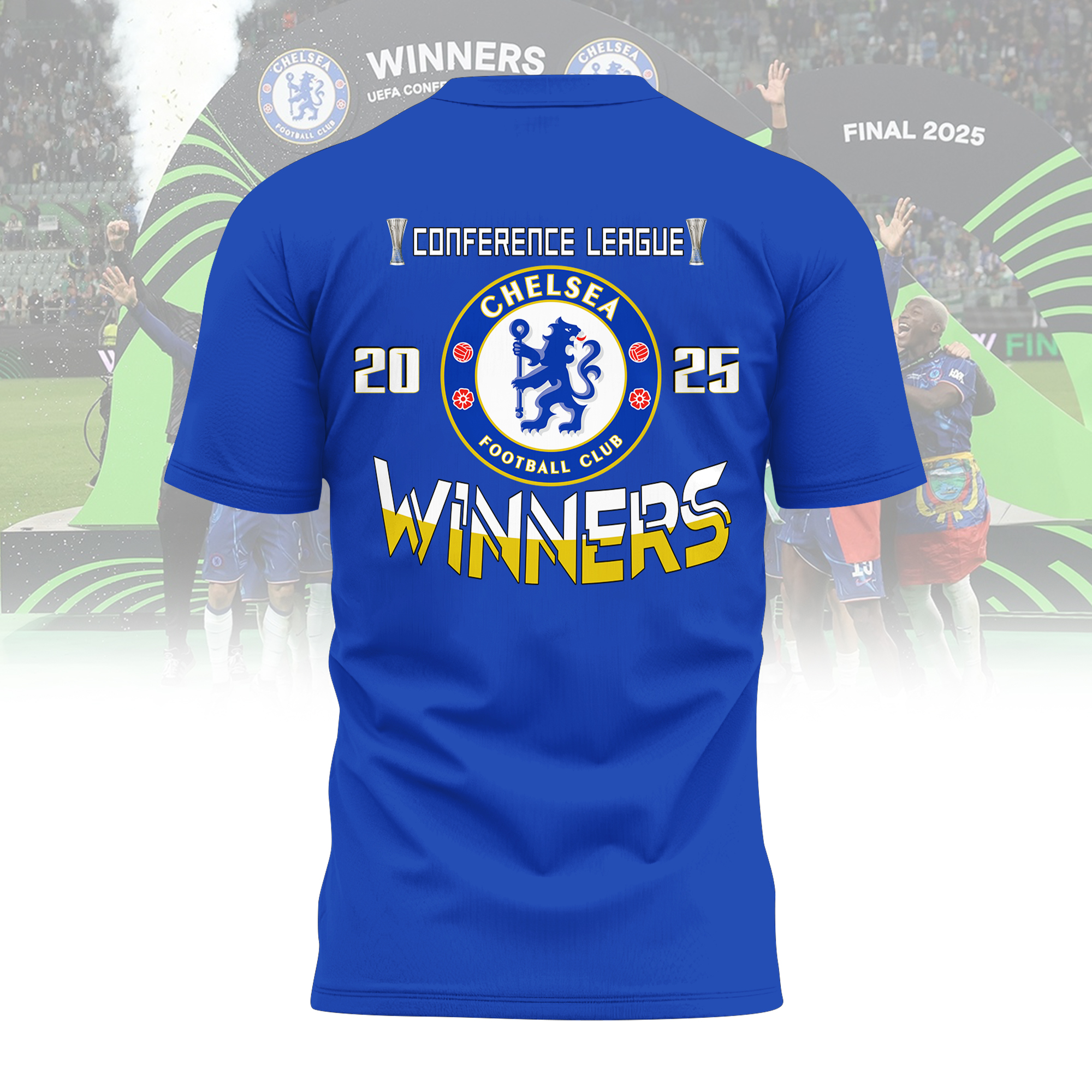 Chelsea FC Winner UEFA Conference League 2025 Shirt Chelsea FC Winner UEFA Conference League 2025 Shirt