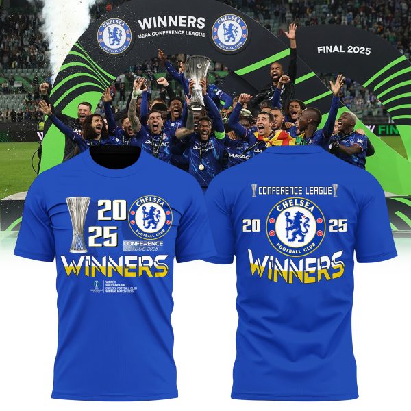 Chelsea FC Winner UEFA Conference League 2025 Shirt