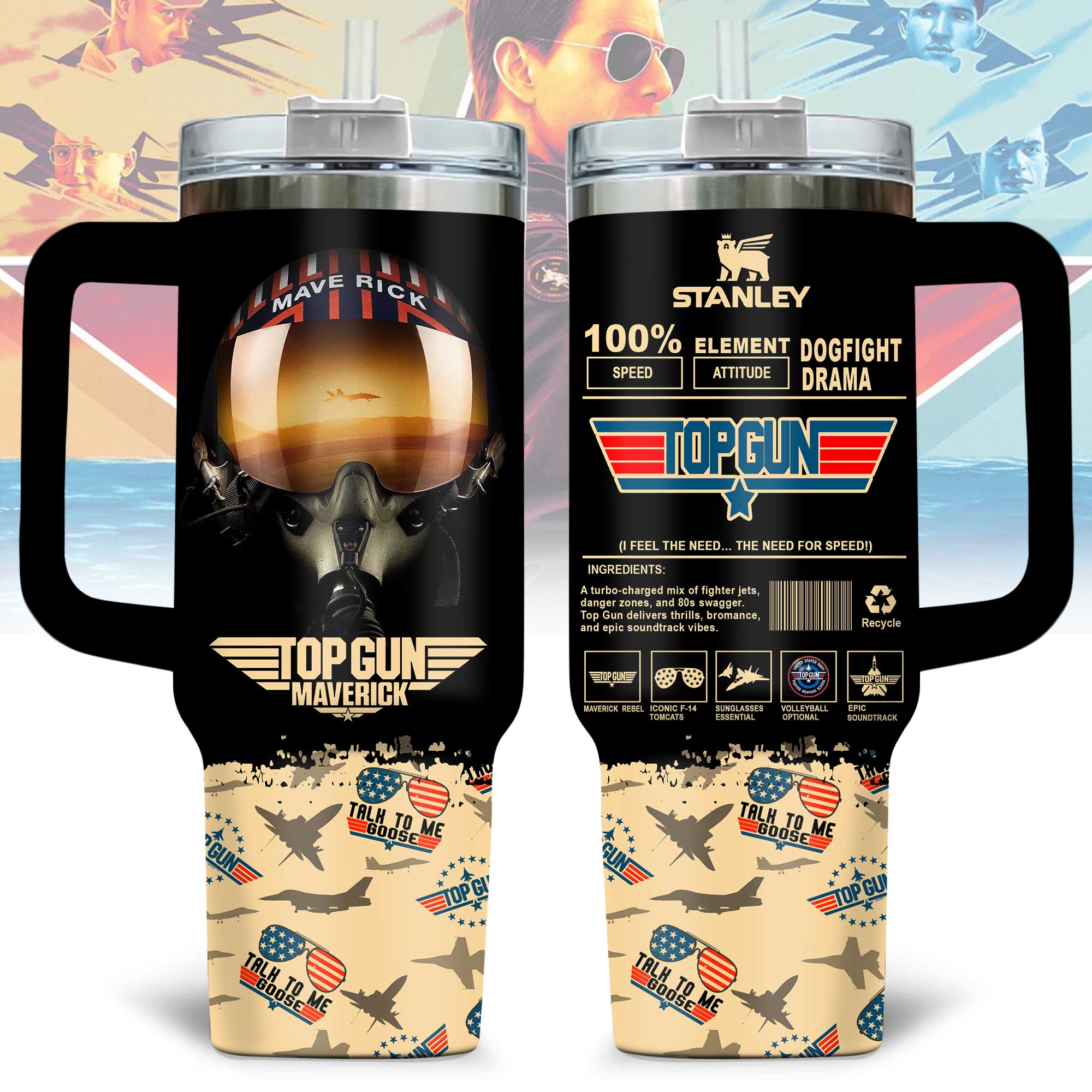 Top Gun Maveric Dogfight Drama Special Stanley Tumbler Top Gun Maveric Dogfight Drama Special Stanley Tumbler