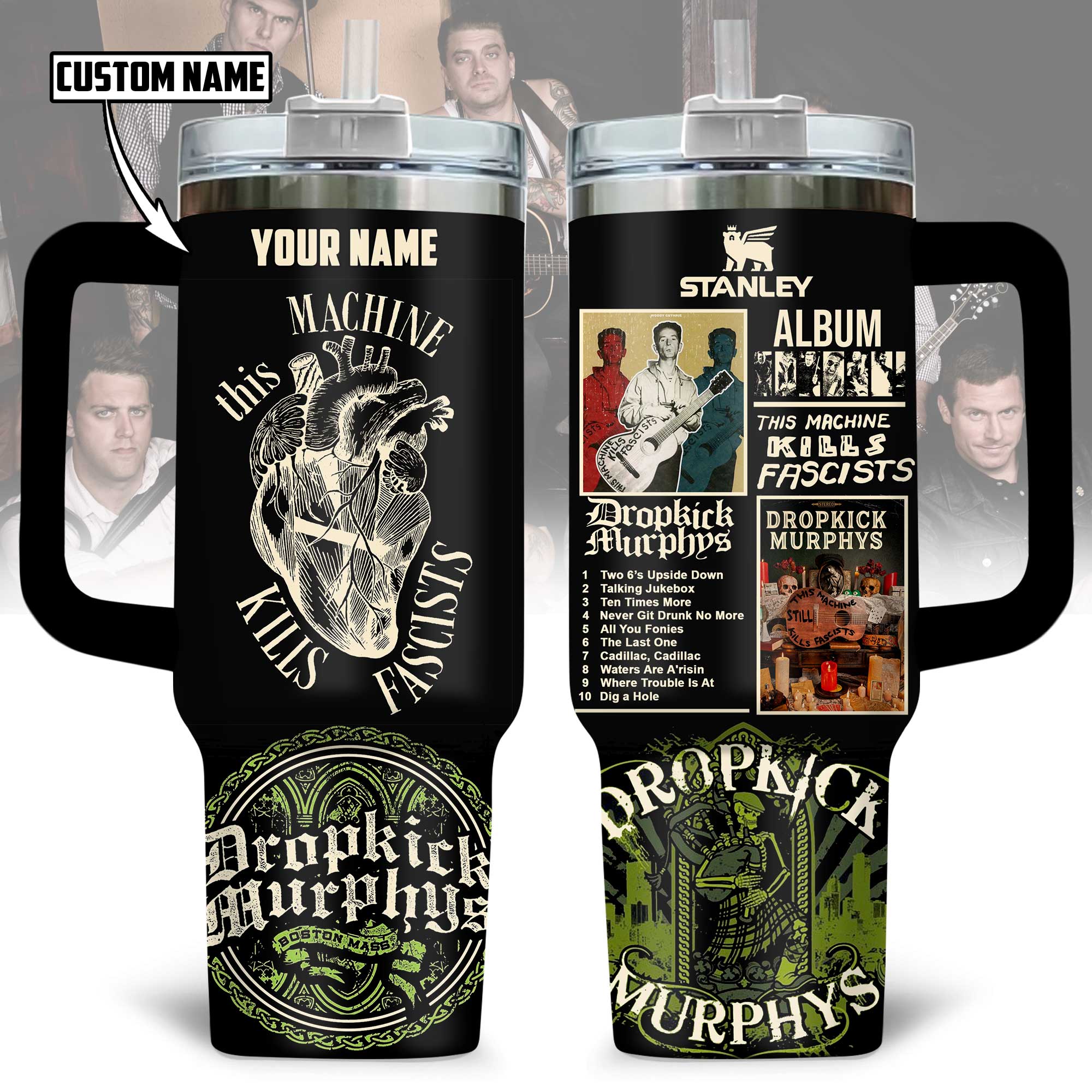 Dropkick Murphys This Machine Still Kills Fascists Stanley Tumbler Dropkick Murphys This Machine Still Kills Fascists Stanley Tumbler