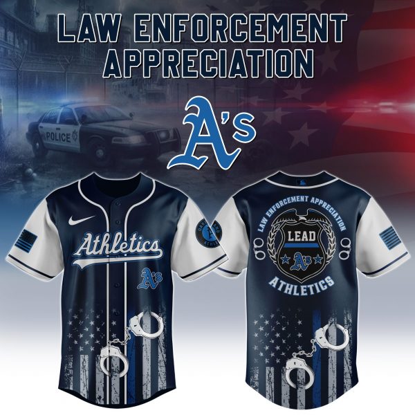 Oakland Athletics MLB x Law Enforcement Appreciation 2025 Jersey