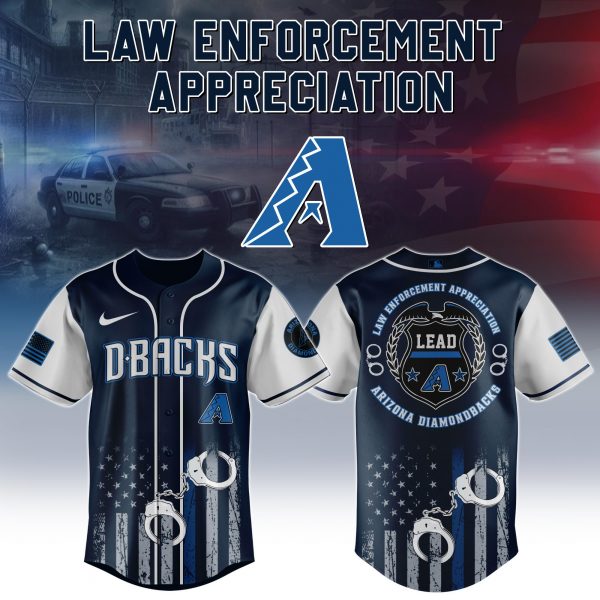 Arizona Diamondbacks MLB x Law Enforcement Appreciation 2025 Jersey