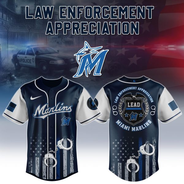 Miami Marlins MLB x Law Enforcement Appreciation 2025 Jersey