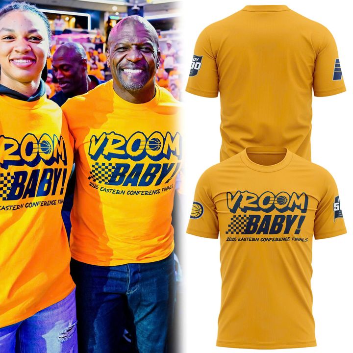 Indiana Pacers x VROOM BABY 2025 Eastern Conference Finals Special Tee Indiana Pacers x VROOM BABY 2025 Eastern Conference Finals Special Tee