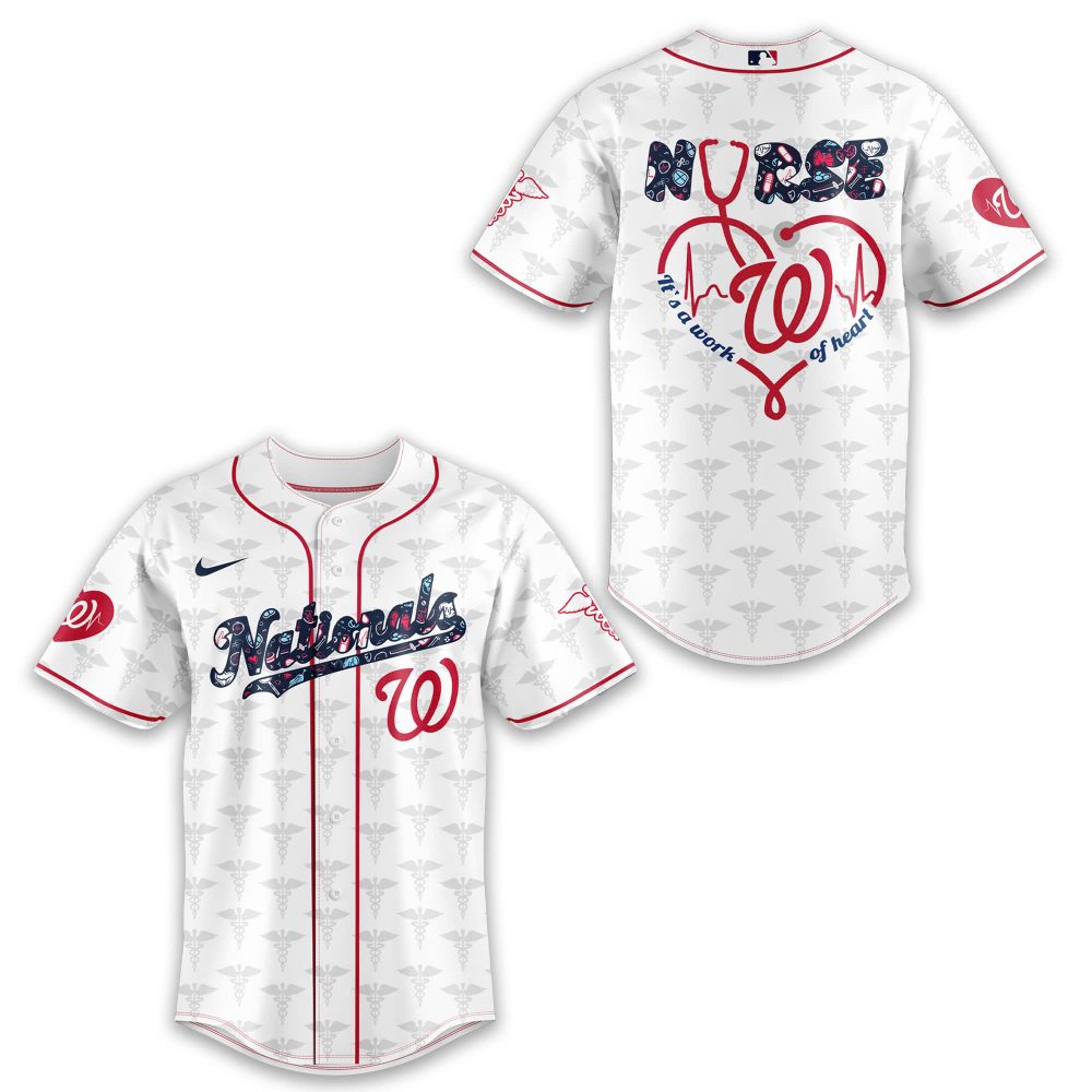 Washington Nationals x Nurses Night Special Baseball Jersey