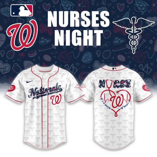 Washington Nationals x Nurses Night Special Baseball Jersey