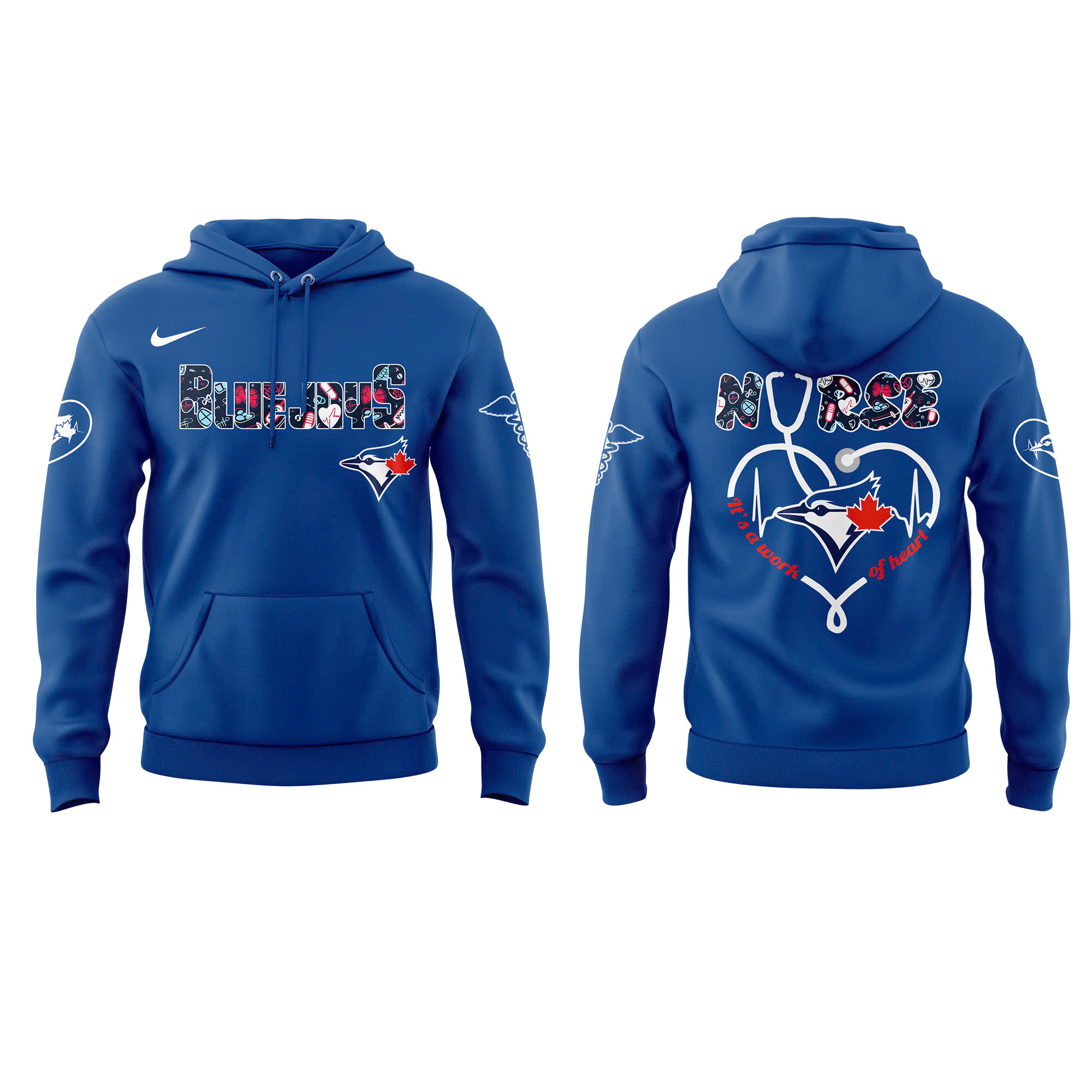 Toronto Blue Jays x Nurses Night Special Hoodie Toronto Blue Jays x Nurses Night Special Hoodie